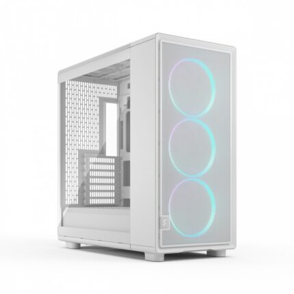 Fractal Design Epoch XL Gaming Full Tower Computer Case with Side Window and RGB Lighting White