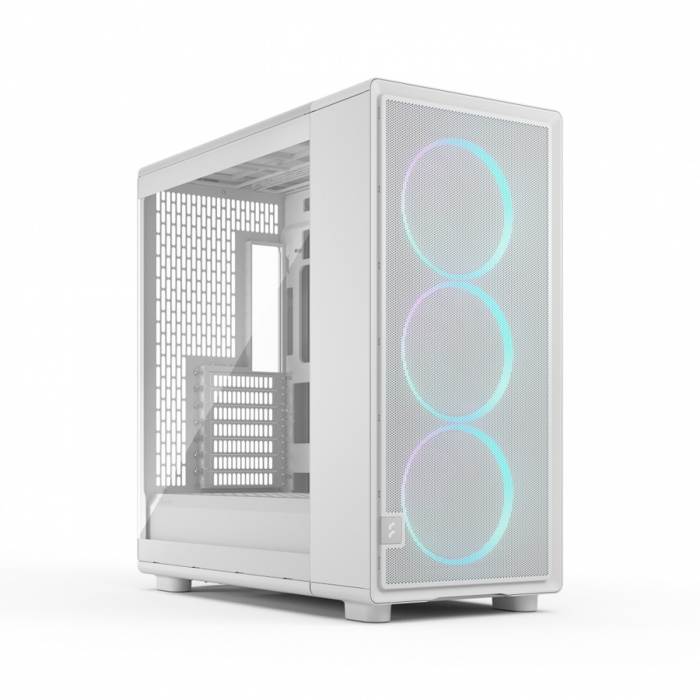 1017111_2116100.jpeg Fractal Design Epoch XL Gaming Full Tower Computer Case with Side Window and RGB Lighting White - Image 1