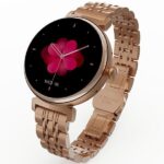 HiFuture Aura Stainless Steel Smartwatch with SIM and Heart Rate Monitor (Gold)