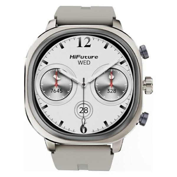 1017230_2118702.jpeg HiFuture AIX Lite Waterproof Smartwatch with Heart Rate Monitor (Champagne Gold) - Image 1