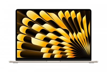 MacBook Air 15.3 cala: M5 10/10, 16GB, 512GB SSD, bez zasilacza - Księżycowa poświata