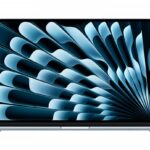 MacBook Air 15.3 cala: M5 10/10, 16GB, 1TB SSD, bez zasilacza - Błękitny