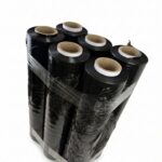 Folia stretch czarna 23mic 3,0kg x 6 BOX