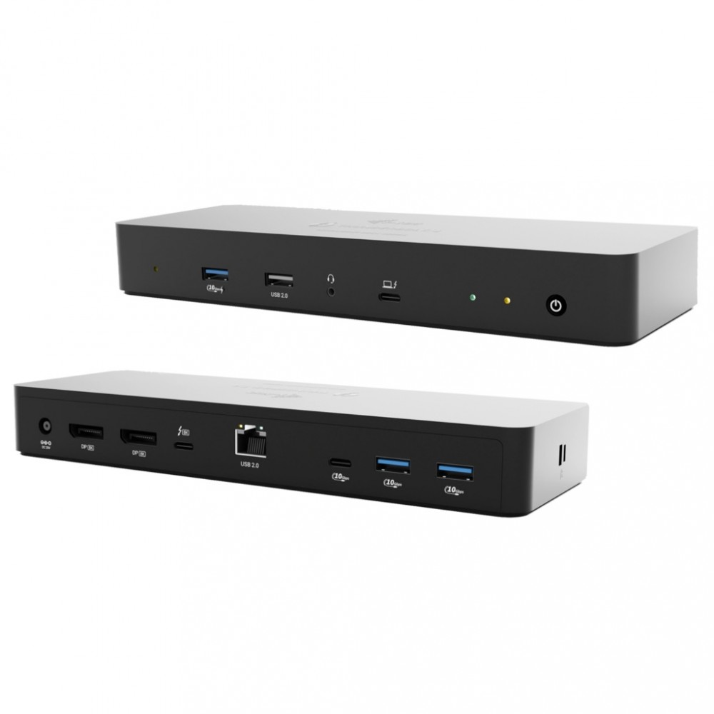 1018320_2118068.jpeg i-tec Thunderbolt 4 Docking Station with PD Gray (TB4INTGDUAL4KDOCPD) - Image 1