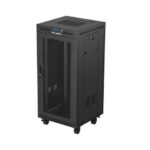 Lanberg Επιδαπέδια Καμπίνα Rack 19U Μαύρο FF01-6624-23B