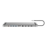 LogiLink USB-C Docking Station με HDMI/DisplayPort PD Γκρι
