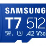 Samsung T7 512GB U3 V30 A2 UHS-I 170MB/s με αντάπτορα