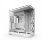 NZXT H9 Flow Gaming Midi Tower Κουτί Υπολογιστή με Πλαϊνό Παράθυρο Λευκό