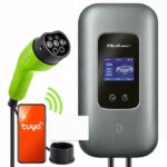 Qoltec Wall Mounted Three-Phase Charger 22kW with Built-in Cable 5m Type 2