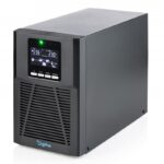 Zasilacz awaryjny UPS Online Tower 19" LCD 1000VA/1000W 2x12V/9Ah 4xC13 1xC14 USB RS232 RJ45 GŁ.293mm