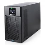 Zasilacz awaryjny UPS Online Tower 19" LCD 3000VA/3000W 6x12V/9Ah 8xC13 1xC19 1xC14 USB RS232 RJ45 GŁ.460mm
