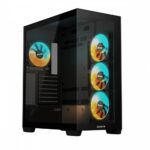 Gigabyte C500 Panoramic Stealth Gaming Midi Tower Κουτί Υπολογιστή με Πλαϊνό Παράθυρο και RGB Φωτισμό Black
