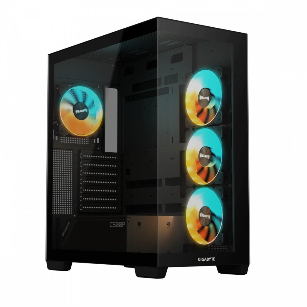 1026204_2139261.jpeg Gigabyte C500 Panoramic Stealth Gaming Midi Tower Κουτί Υπολογιστή με Πλαϊνό Παράθυρο και RGB Φωτισμό Black - Image 1