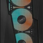 Gigabyte C301 Glass Gaming Midi Tower Computer Case with RGB Lighting Black
