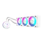 Gigabyte Aorus Waterforce X II 360 ICE Water Cooling AIO CPU With 3 Fans 120mm And ARGB Lighting White