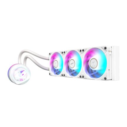 Gigabyte Aorus Waterforce X II 360 ICE Water Cooling AIO CPU With 3 Fans 120mm And ARGB Lighting White