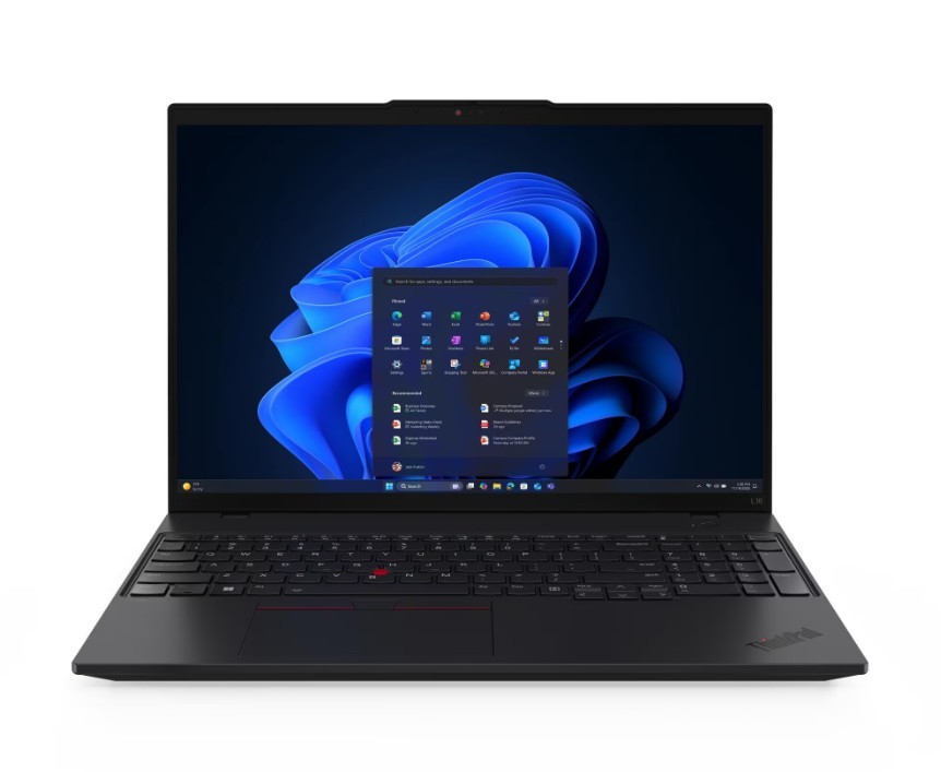1027047_2129576.jpeg Laptop ThinkPad L16 G2 21RH001LPB W11Pro 7 PRO 350/32GB/1TB/INT/16.0 WUXGA/Black/1YR Premier WHB + 3YRS OS + CO2 Offset - Image 1