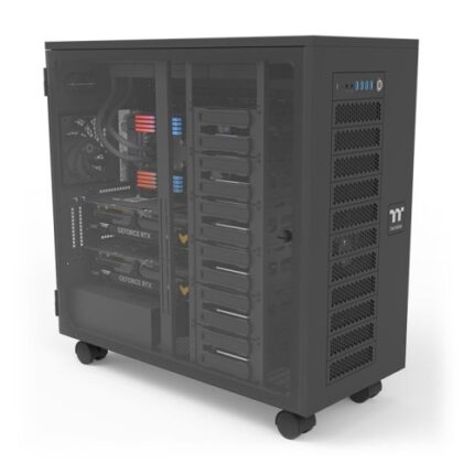 Thermaltake AX700 TG Gaming Ultra Tower Κουτί Υπολογιστή με Πλαϊνό Παράθυρο Μαύρο