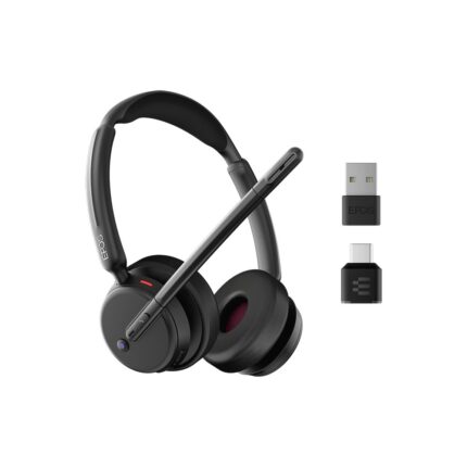Epos Impact 500 MS UC Ασύρματα On Ear Multimedia Ακουστικά με μικρόφωνο και σύνδεση Bluetooth / USB-A / USB-C