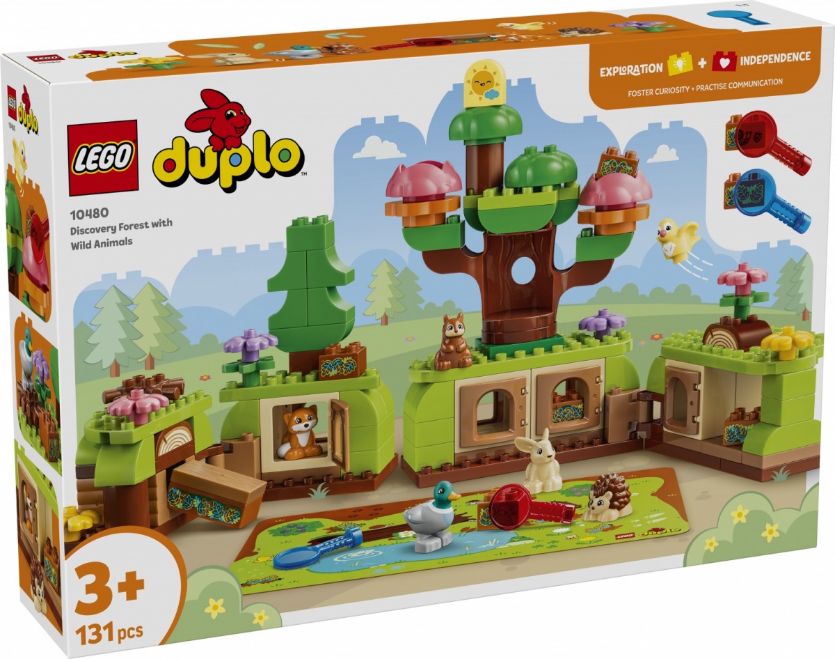 1027936_2134839.jpeg Klocki DUPLO 10480 Las odkrywców z dzikimi zwierzętami - Image 1