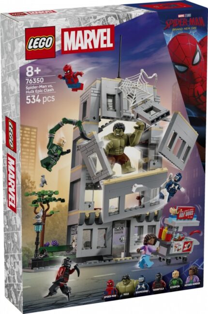 LEGO Spider-Man Spider-Man vs Hulk Epic Clash for Ages 8+ 534 Pieces