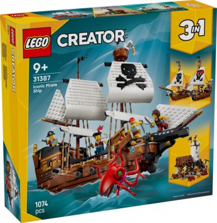 LEGO Creator Pirate Ship for Ages 9+ 1074 Pieces