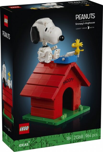 LEGO Ideas Peanuts Snoopy's Doghouse for Ages 3+ 964 Pieces