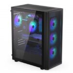 Endorfy Ventum 400 ARGB Midi Tower Κουτί Υπολογιστή Μαύρο