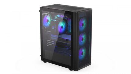 Endorfy Ventum 400 ARGB Midi Tower Κουτί Υπολογιστή Μαύρο
