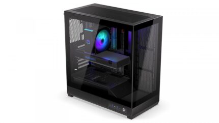 Endorfy Fishtank 6000 Flex Gaming Midi Tower Κουτί Υπολογιστή με Πλαϊνό Παράθυρο Μαύρο