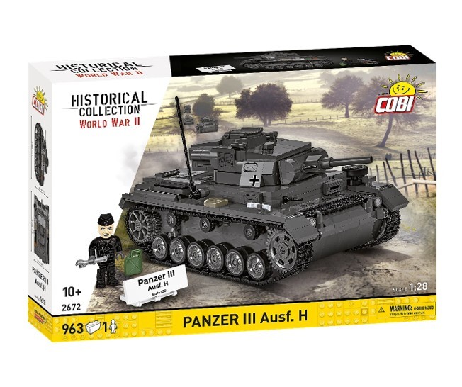 1028533_2136842.jpeg Klocki Panzer III Ausf.H 963 elementy - Image 1