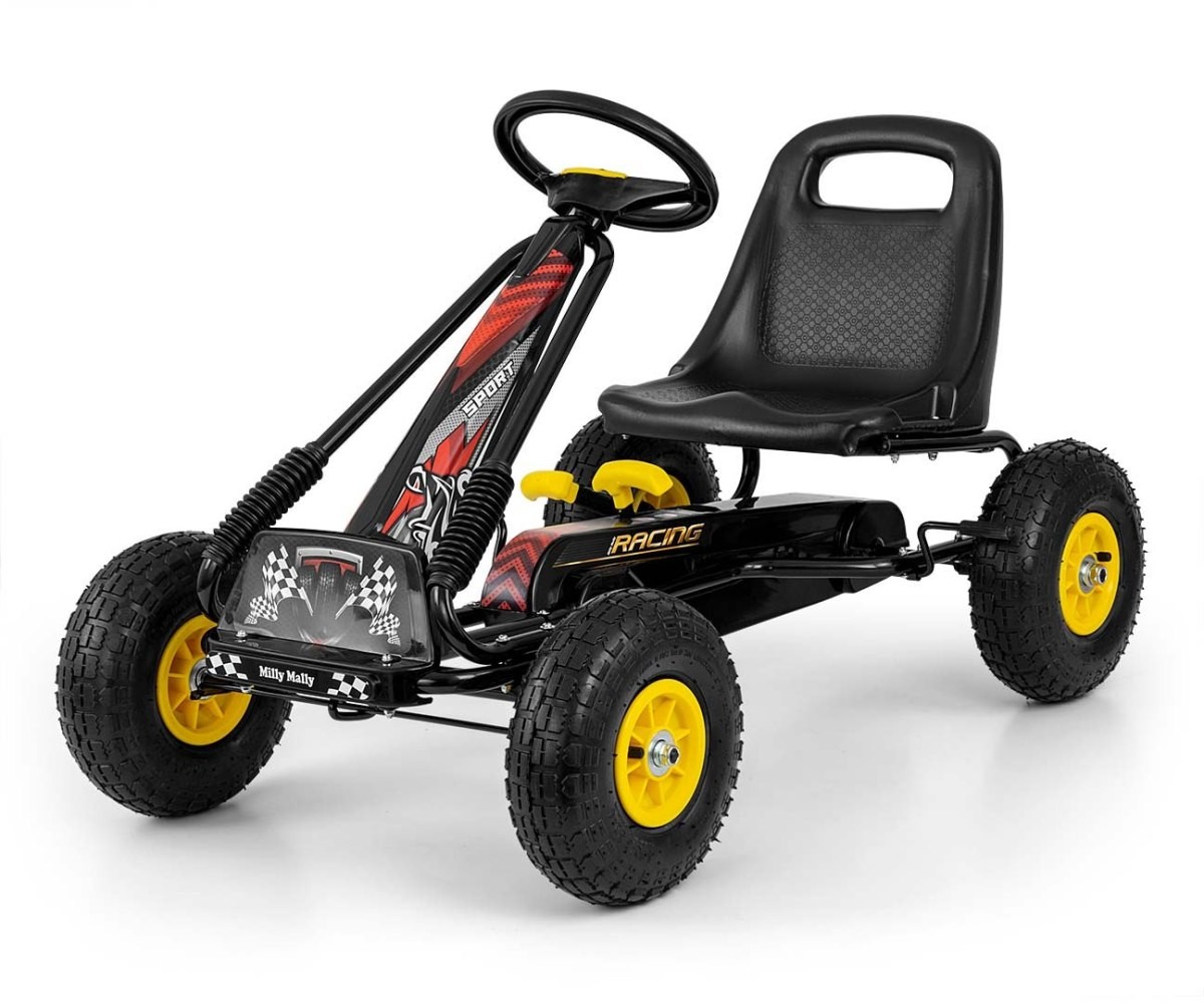 1028667_2136725.jpeg Thor Go Kart Μονοθέσιο 12 Volt Μαύρο για 3+ Ετών - Image 1
