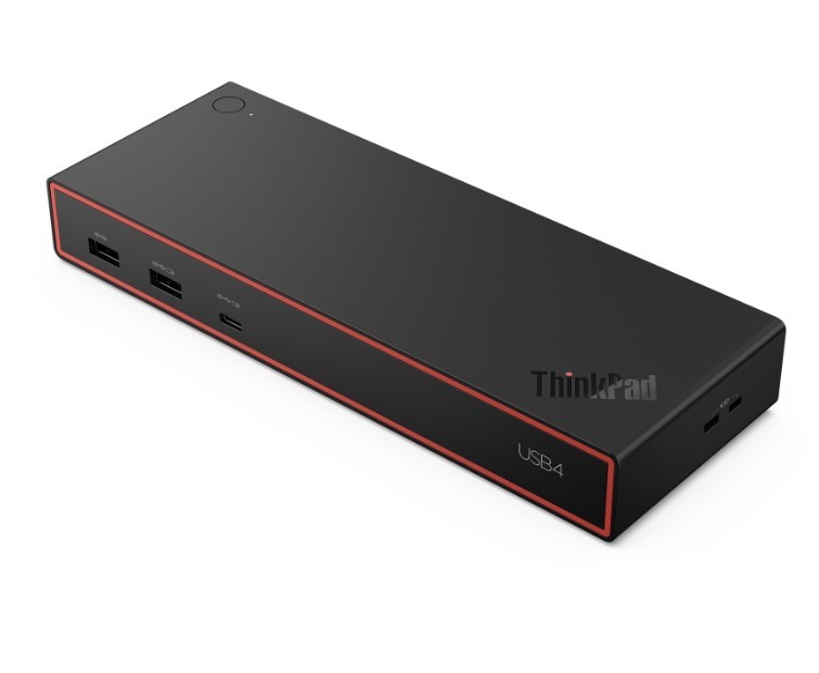 1029478_2145965.jpeg Lenovo ThinkPad USB4 Dock 5000 Dock Docking Station με Μαύρο - Image 1
