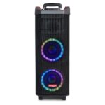 Aiwa Ηχείο Karaoke με Ασύρματο Μικρόφωνο και Εφέ Φωτισμού KBTUS-608 127-01-000074 80W Μαύρο