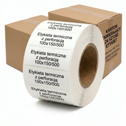 Bestpak Self-Adhesive Label Rolls for Label Printer 100x150mm 24pcs