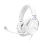HyperX Cloud III Over Ear Gaming Headset με σύνδεση USB / 3.5mm Λευκό