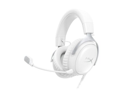 HyperX Cloud III Over Ear Gaming Headset με σύνδεση USB / 3.5mm Λευκό