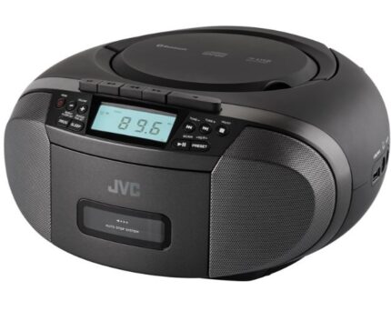 JVC Portable Sound System with Black Radio