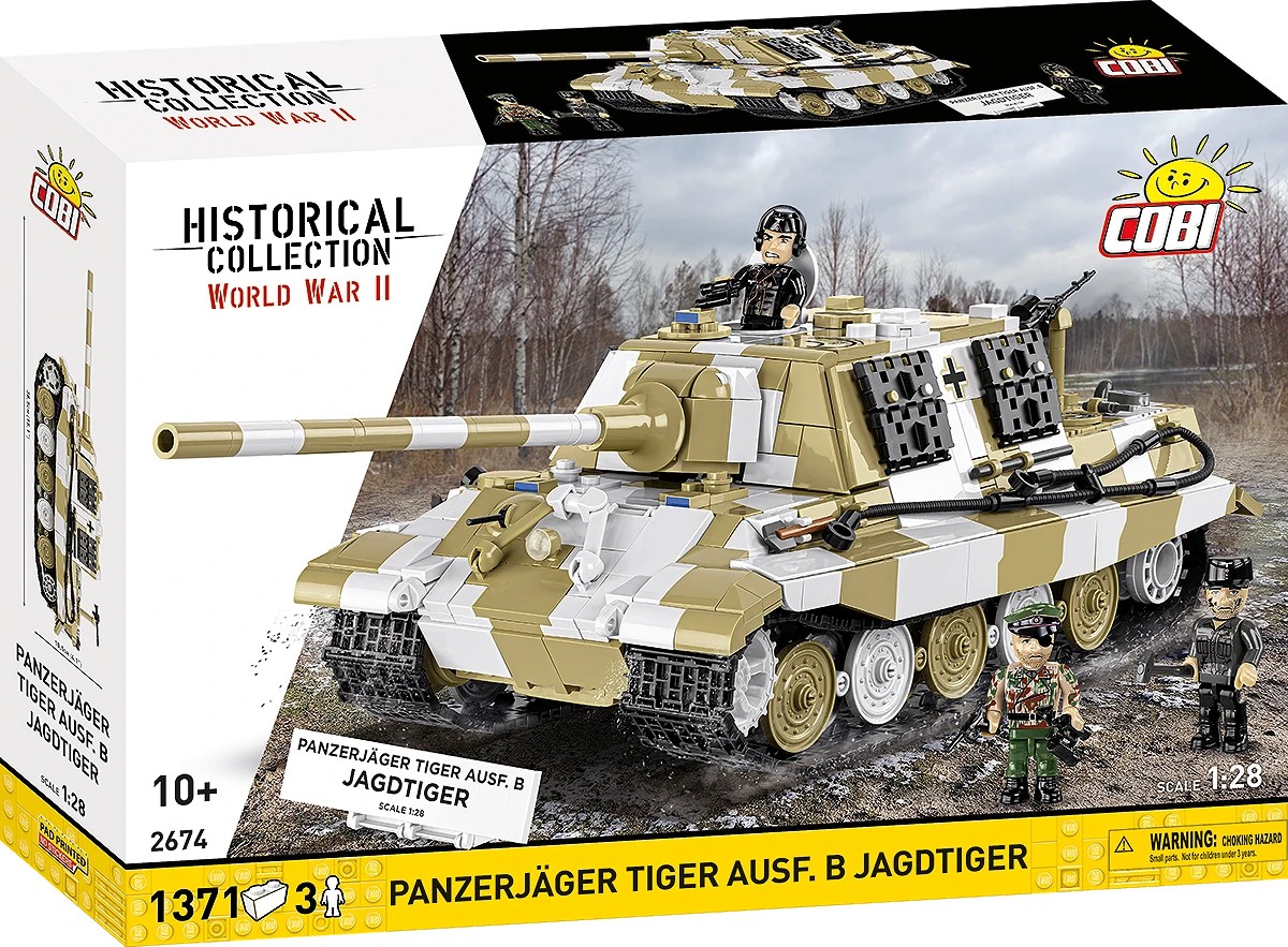 1031167_2148683.jpeg Klocki Panzerjager Tiger ausf.B 1371 elementy - Image 1