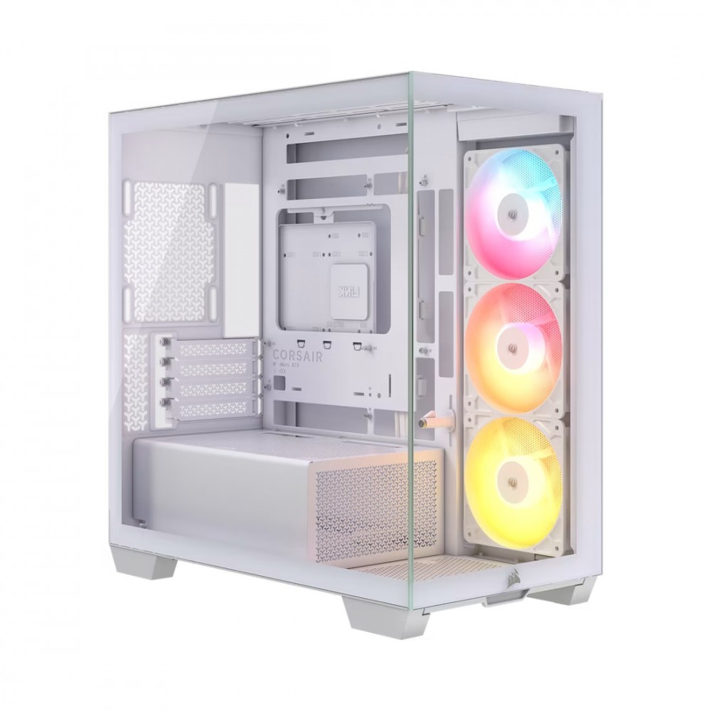 1031298_2150899.jpeg Corsair 2800X RS-R Gaming Micro Tower Κουτί Υπολογιστή με ARGB Φωτισμό Λευκό - Image 1