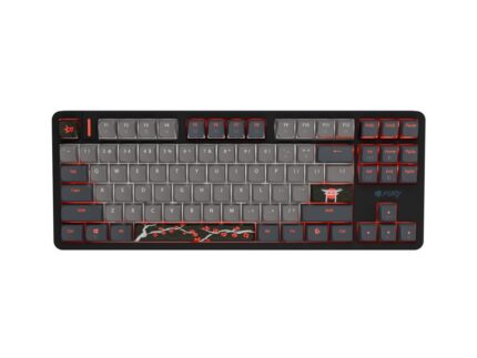 Fury Kanabo K6 Gaming Πληκτρολόγιο Tenkeyless με Magnetic διακόπτες και RGB φωτισμό (Αγγλικό US)