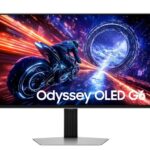 Monitor 27 cali Odyssey G6 OLED 2560x1440 QHD 16:9 2xHDMI 1xDP 2xUSB 3.0 1xUSB-C 0,03ms 500Hz HAS+PIV płaski 3Yd2d (LS27FG604SUXEN)
