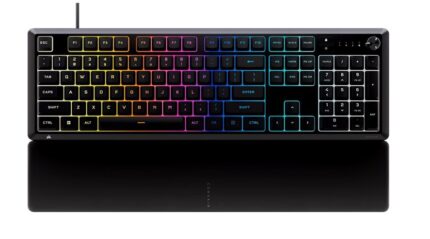 Corsair Skiff 100 Gaming Πληκτρολόγιο με RGB φωτισμό (Αγγλικό US)