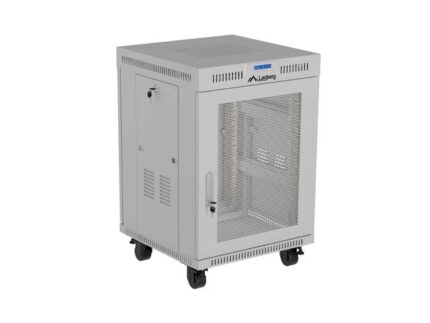 Lanberg Επιδαπέδια Καμπίνα Rack 19U 60x60cm Γκρι FF01-6615-23SL