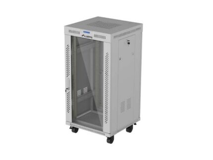 Lanberg Επιδαπέδια Καμπίνα Rack 19U 60x60cm Γκρι FF01-6622-12SL