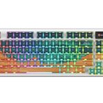MSI Forge GK600 Ασύρματο Gaming Μηχανικό Πληκτρολόγιο Tenkeyless με RGB φωτισμό (International English) Λευκό
