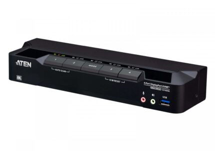 Przełącznik KVMP 4-Port USB 3.0 8K DisplayPort