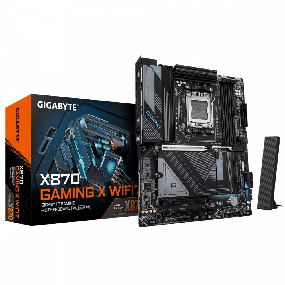 1034381_2175249.jpeg Gigabyte X870 Gaming X WIFI7 Motherboard ATX with AMD AM5 Socket - Image 1