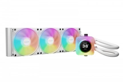 Be Quiet Light Loop IO LCD Υδρόψυξη AIO CPU με 3 Ανεμιστήρες 120mm και ARGB Φωτισμό Λευκή