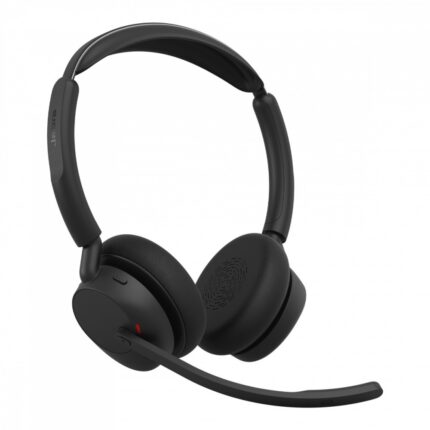 Jabra Evolve3 45 Stereo Link 390a UC Ασύρματα On Ear Multimedia Ακουστικά με μικρόφωνο και σύνδεση Bluetooth